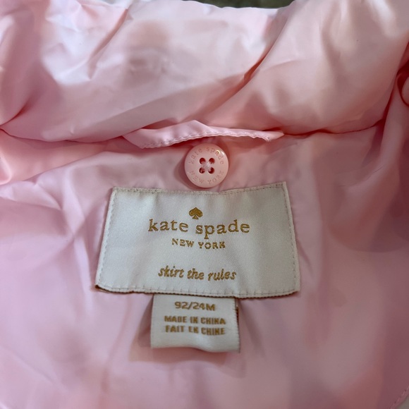 Kate spade pink coat. Size 24 months - Picture 3 of 5